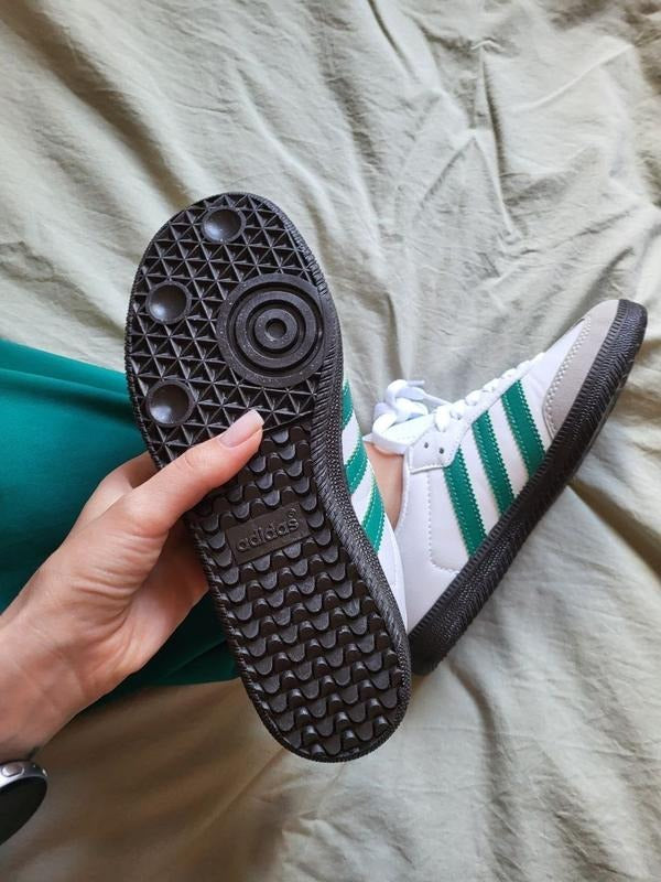 Adidas Samba OG "White Green Black Sole"