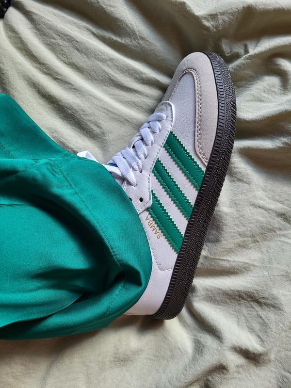 Adidas Samba OG "White Green Black Sole"