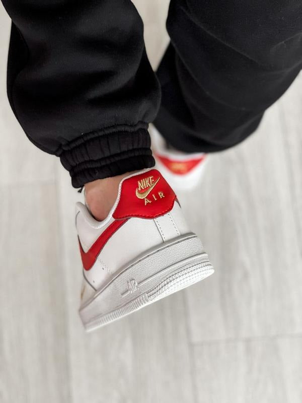 Nike Air Force 1 Low "White/Red" – Unisex Sneakers