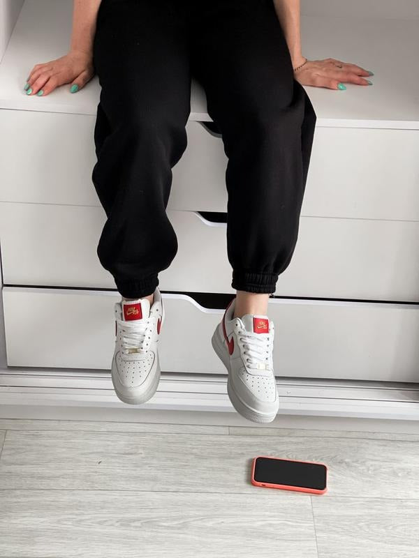 Nike Air Force 1 Low "White/Red" – Unisex Sneakers