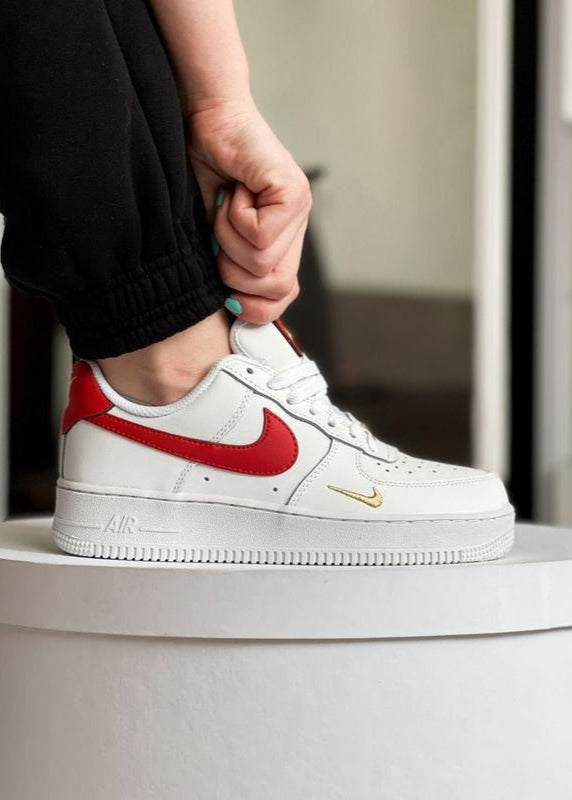 Nike Air Force 1 Low "White/Red" – Unisex Sneakers