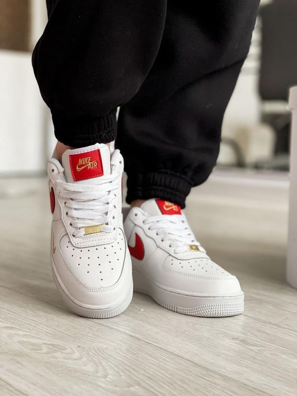 Nike Air Force 1 Low "White/Red" – Unisex Sneakers