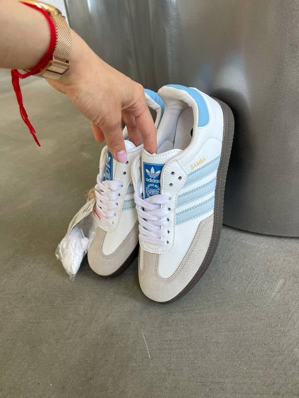 Adidas Samba OG "White Halo Blue"
