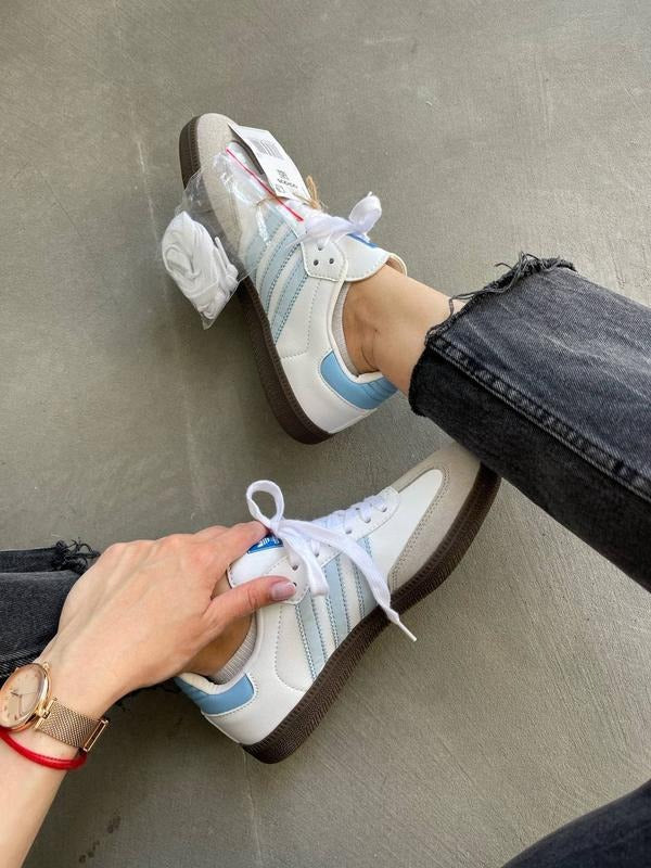Adidas Samba OG "White Halo Blue"