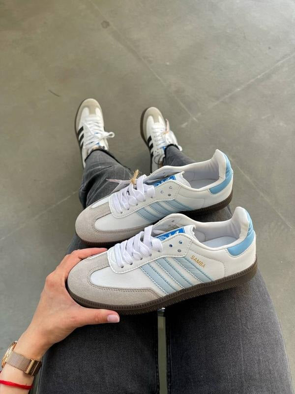 Adidas Samba OG "White Halo Blue"