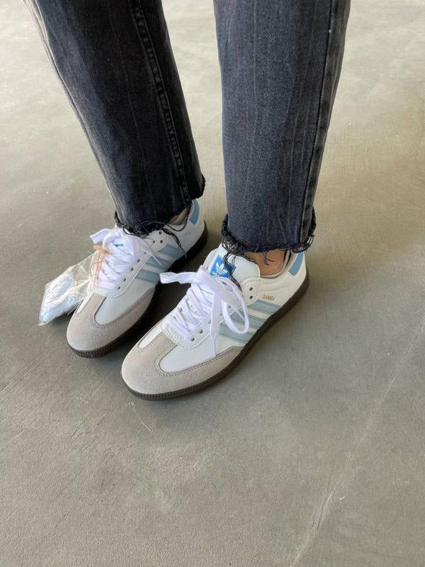 Adidas Samba OG "White Halo Blue"