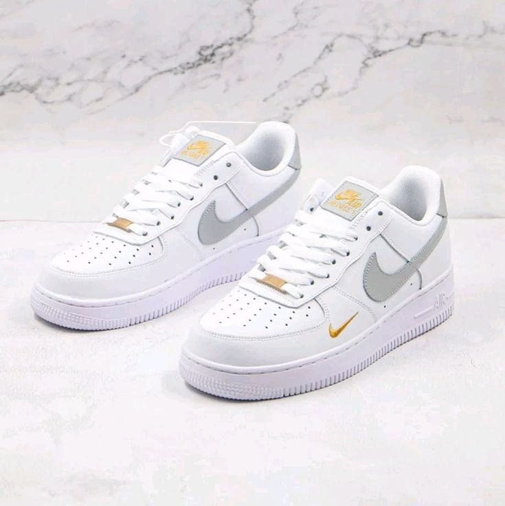 Nike Air Force 1 Low "White/Green/Gold" – Unisex Sneakers
