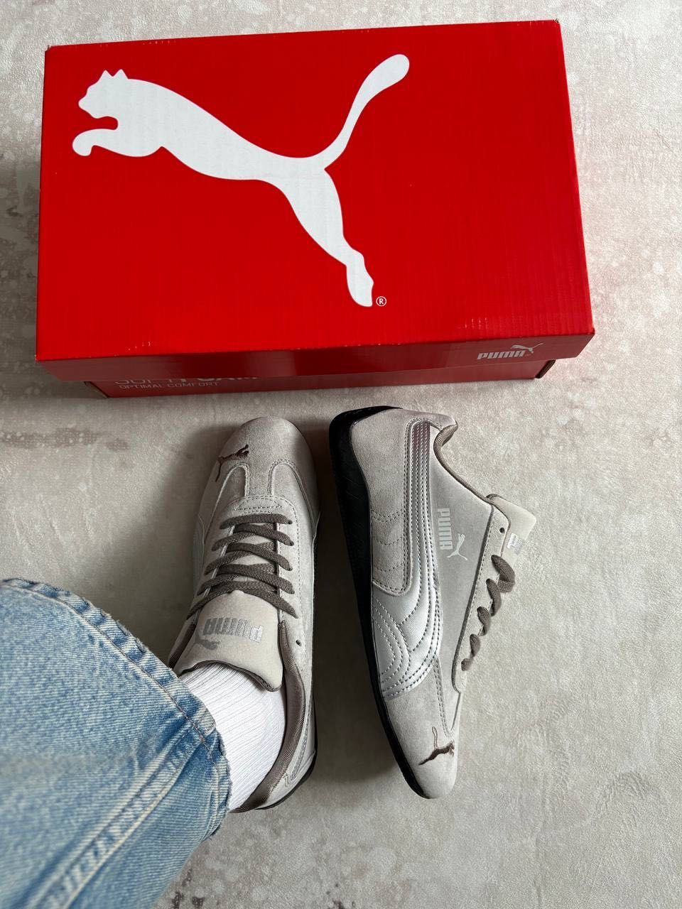 PUMA Speedcat “Light Grey Silver”