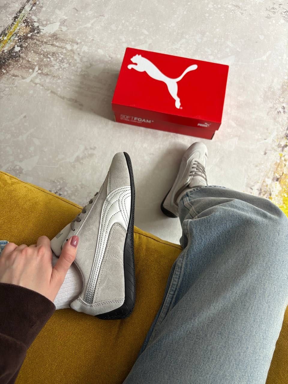 PUMA Speedcat “Light Grey Silver”