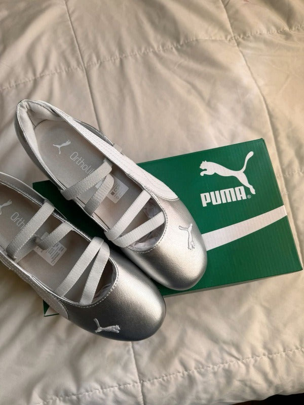 Puma Ballet Silver White