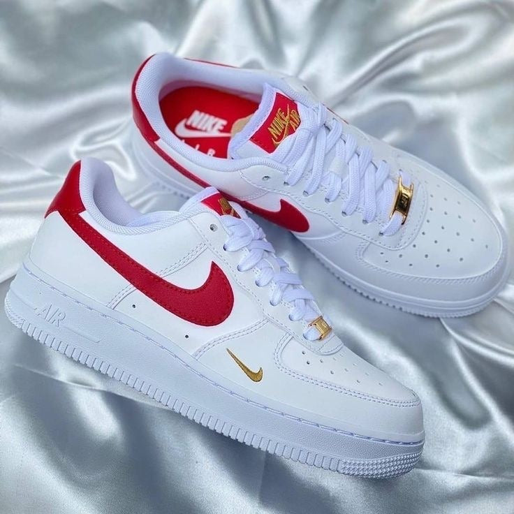 Nike Air Force 1 Low "White/Red" – Unisex Sneakers