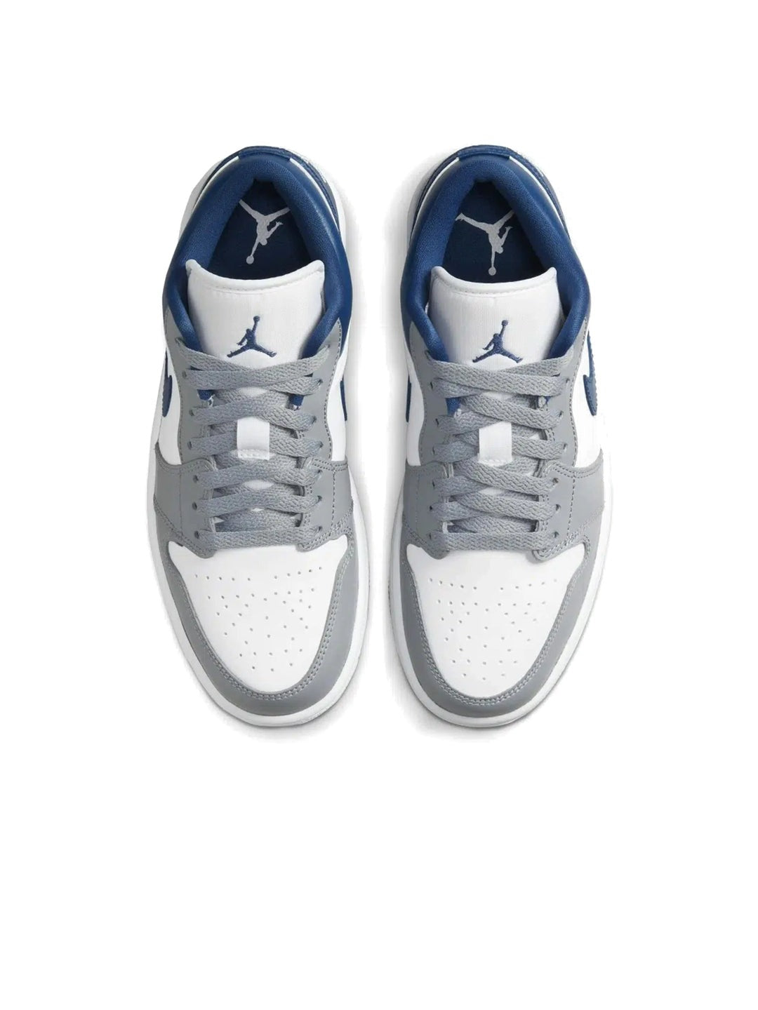Nike Air Jordan 1 Low "Stealth/French Blue" – Clean Navy/Grey