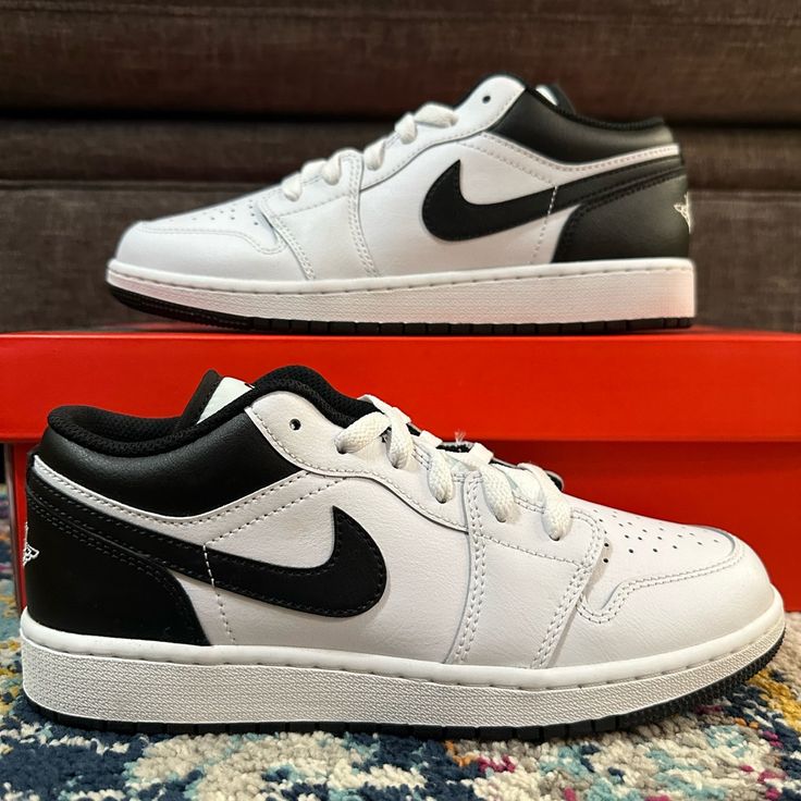 Nike Air Jordan 1 Low "Reverse Panda (White/Black)"