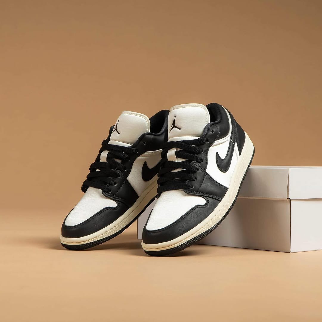 Nike Air Jordan 1 Low SE "Vintage Panda (Black/Sail)
