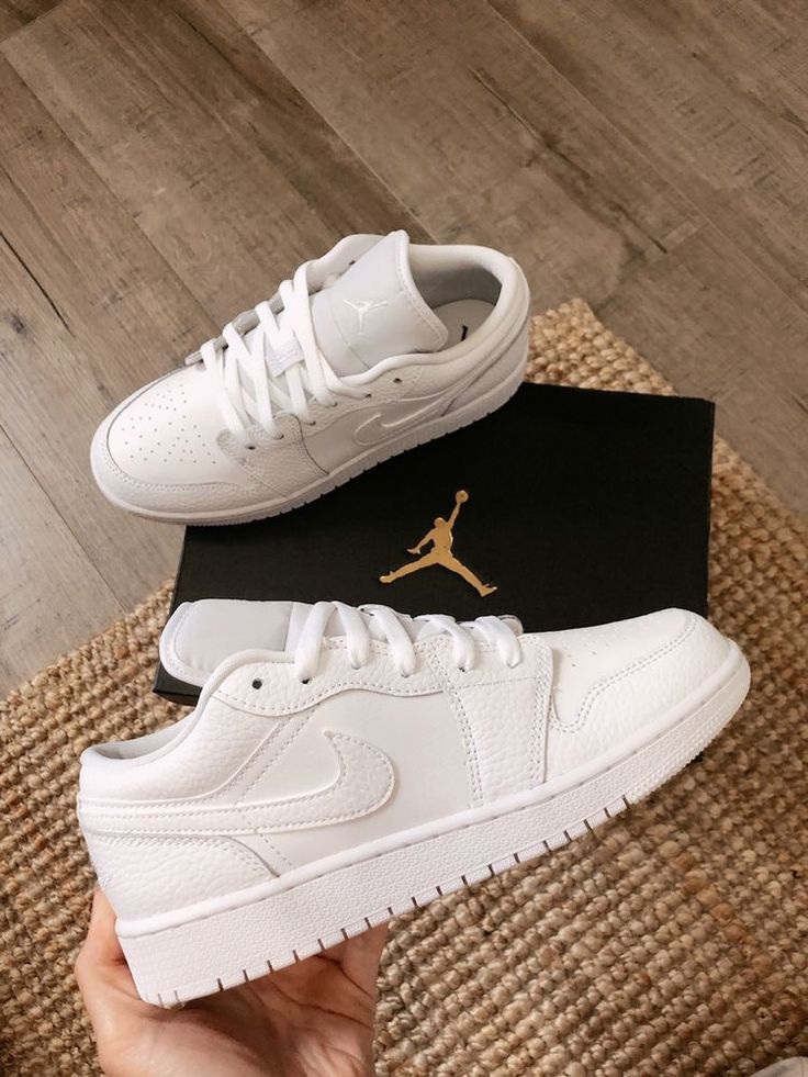 Nike Air Jordan 1 Low "Triple White" – Clean All-White Classic