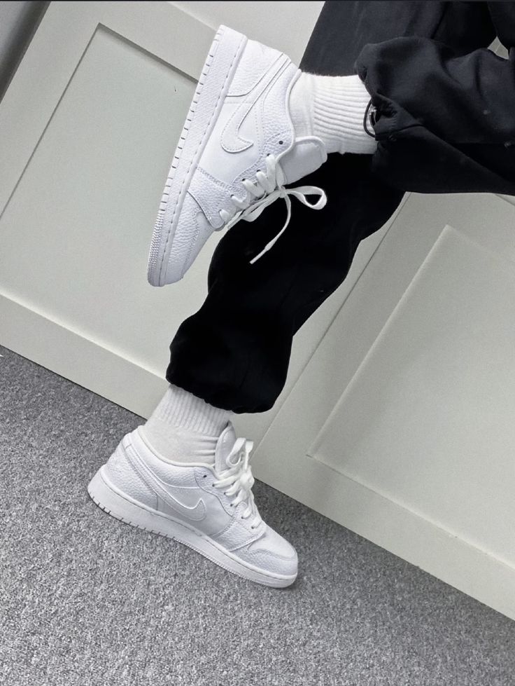 Nike Air Jordan 1 Low "Triple White" – Clean All-White Classic