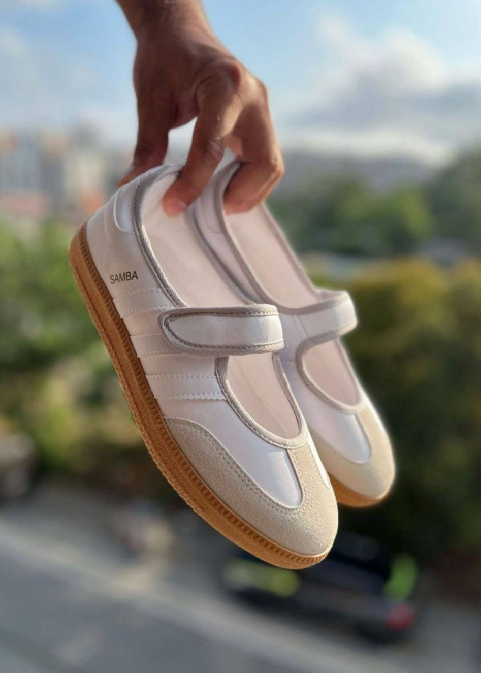 Adidas Samba Ballet White Grey