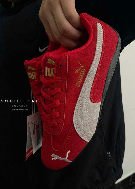 PUMA Speedcat Red & White Suede