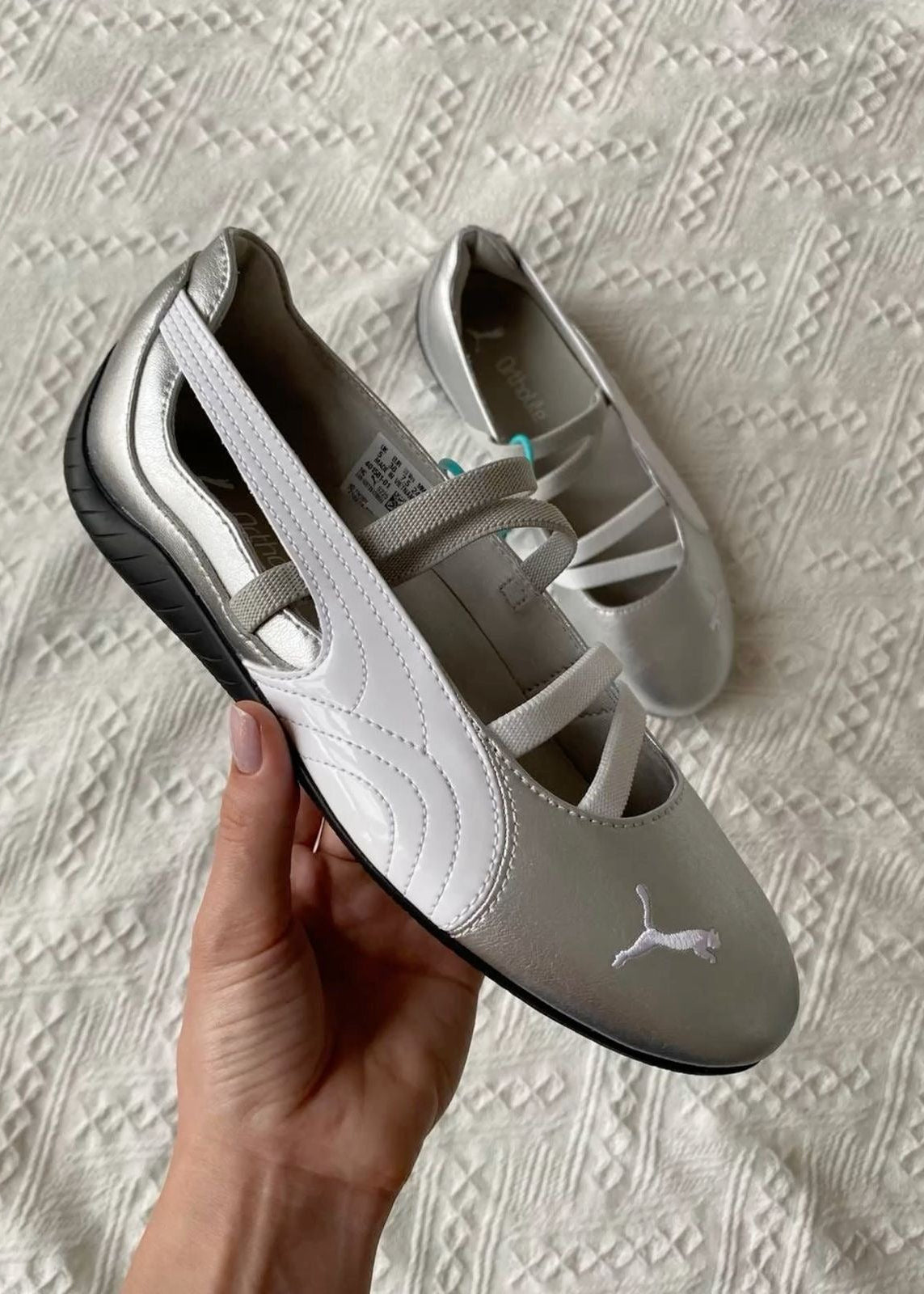 Puma Ballet Silver White