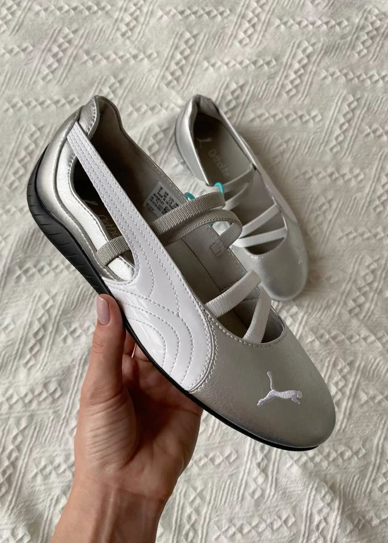 Puma Ballet Silver White