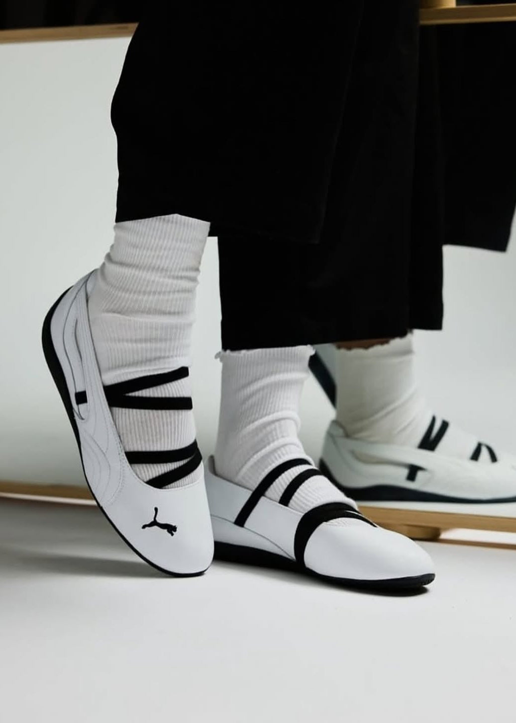 Puma Ballet White Black