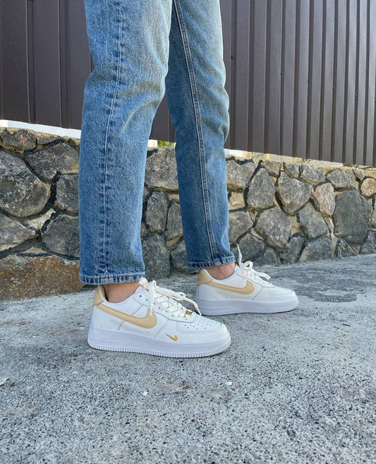 Nike Air Force 1 Low "White/Beige" – Unisex Sneakers