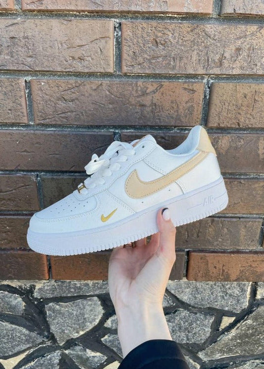 Nike Air Force 1 Low "White/Beige" – Unisex Sneakers