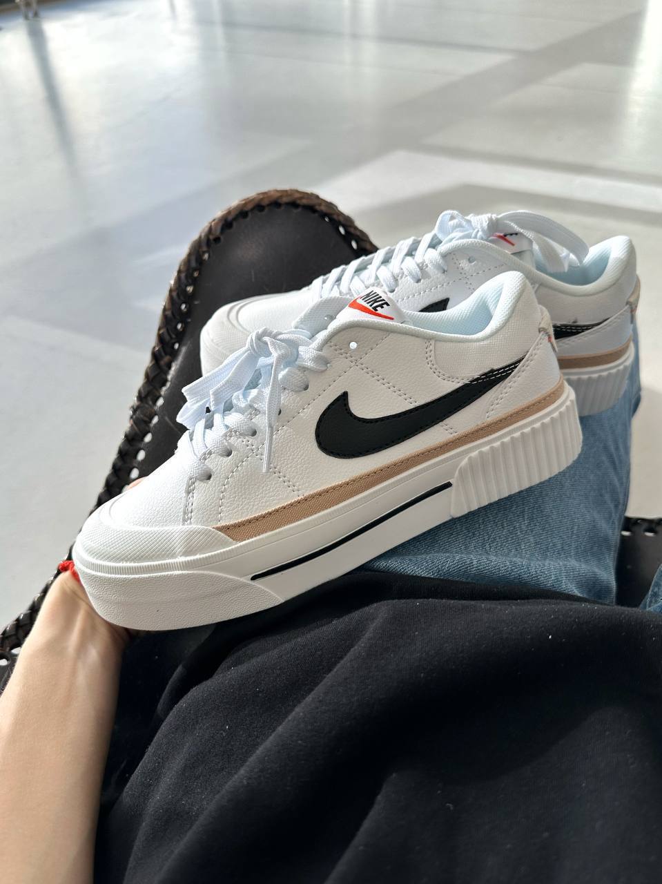 Nike Court Legacy Lift White Black