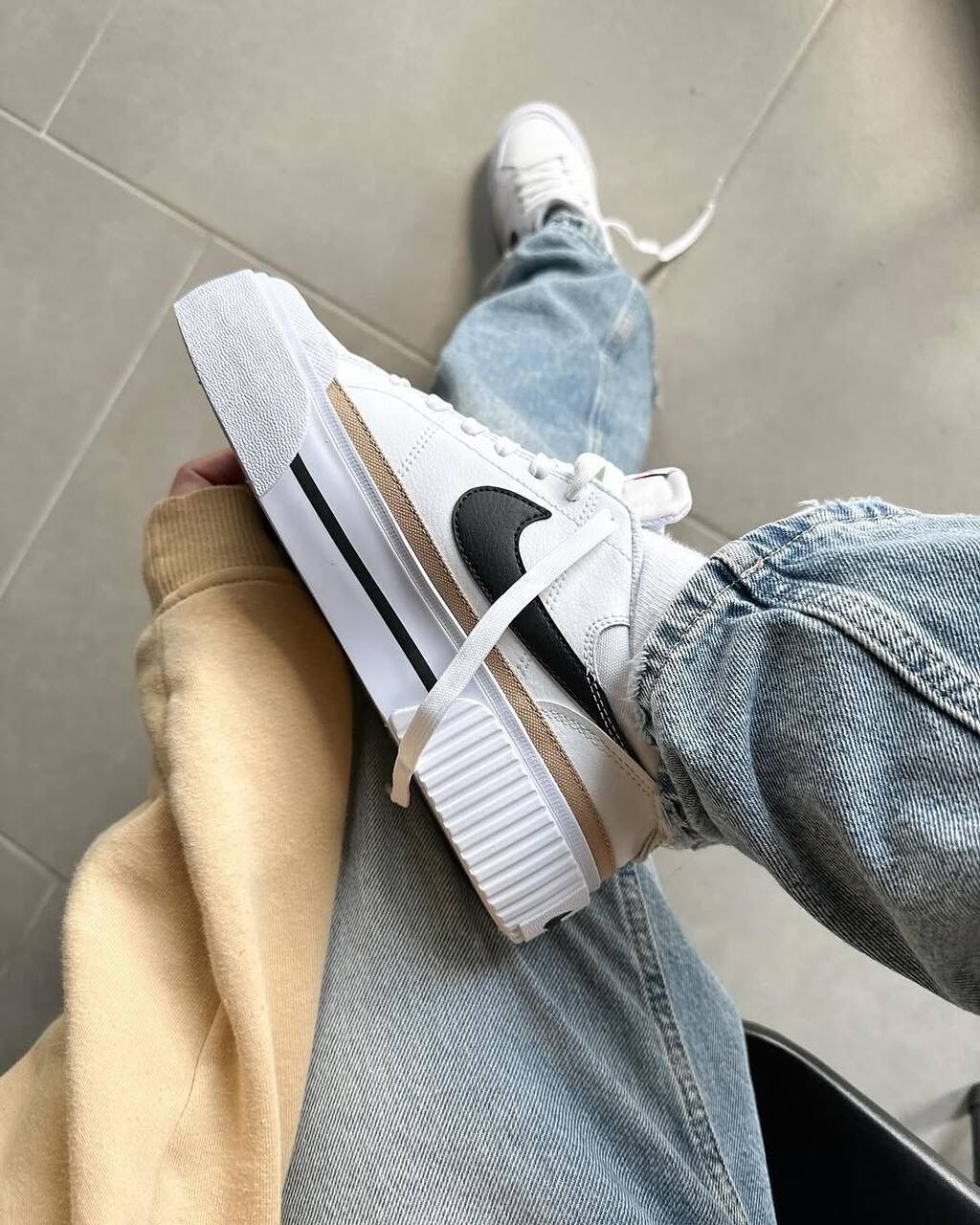 Nike Court Legacy Lift White Black