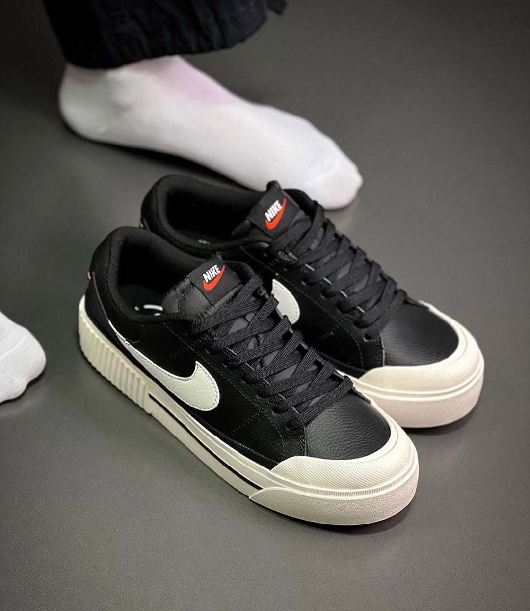 Nike Court Legacy Lift Black White