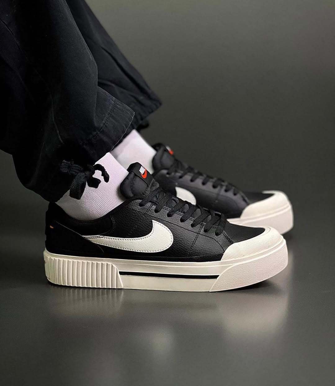 Nike Court Legacy Lift Black White