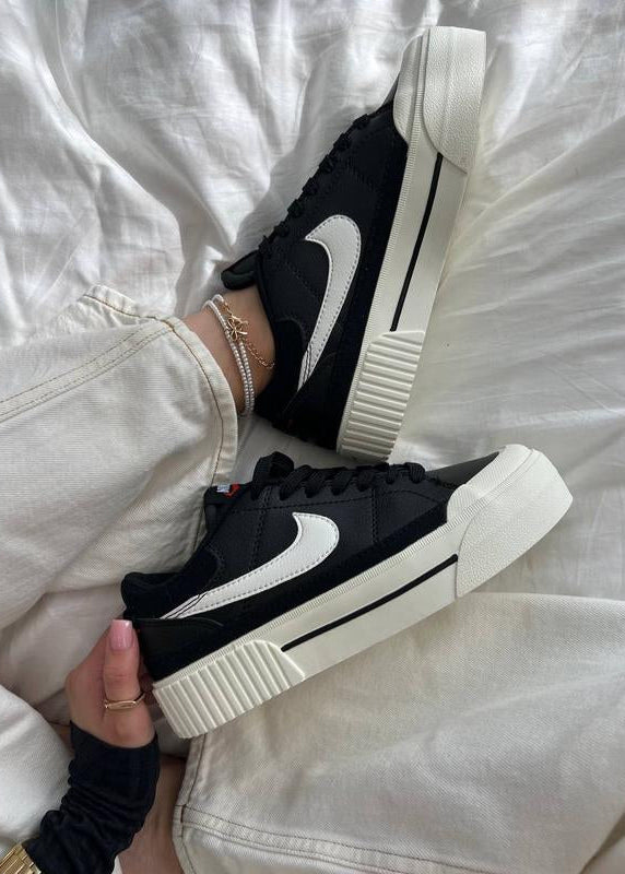 Nike Court Legacy Lift Black White