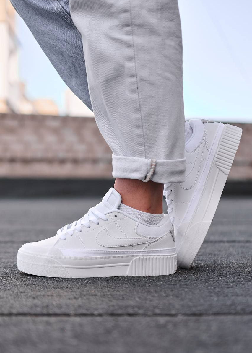 Nike Court Legacy Lift “Triple White”