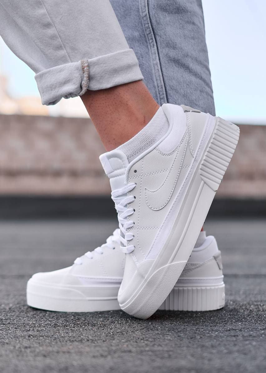 Nike Court Legacy Lift “Triple White”