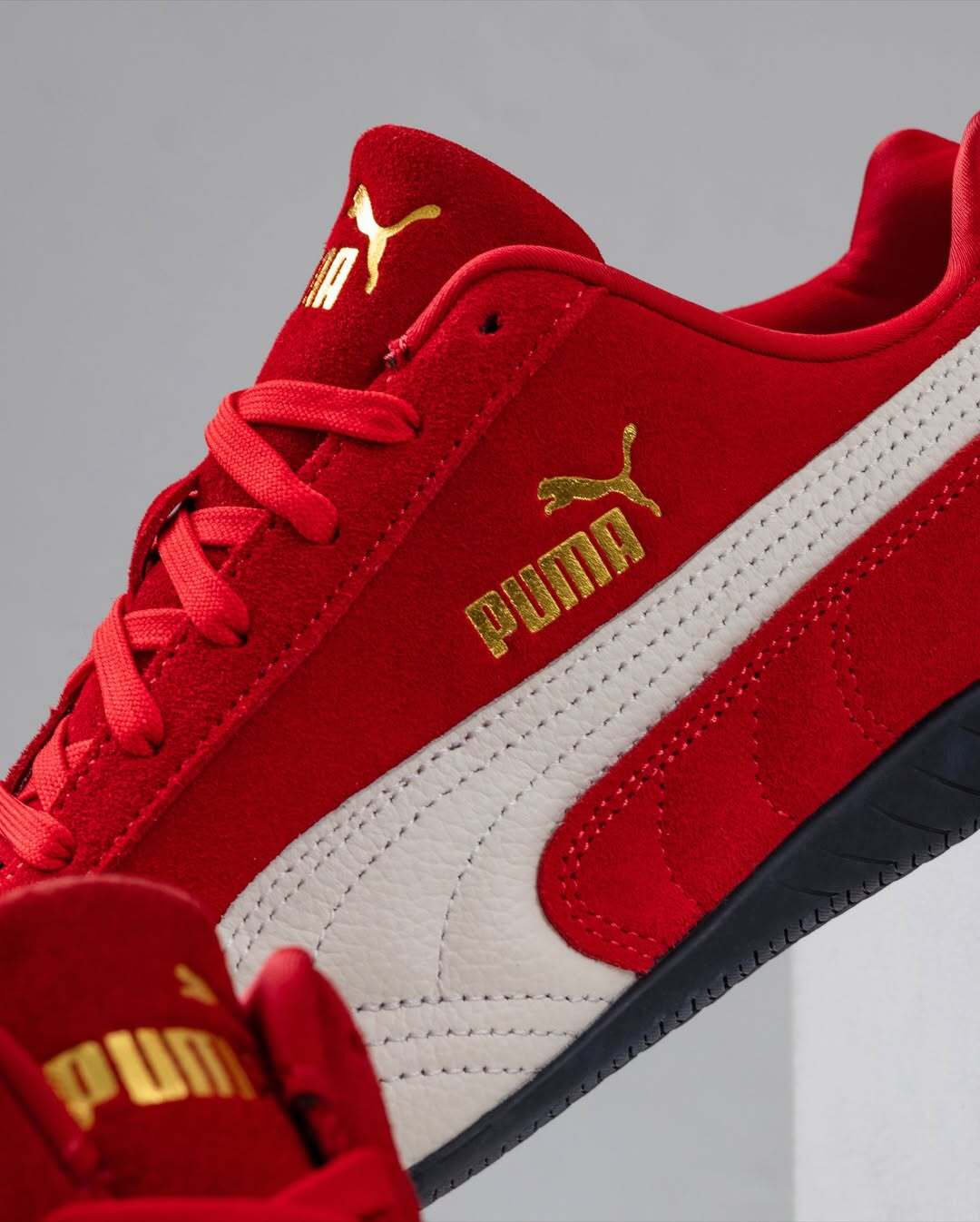 PUMA Speedcat Red & White Suede