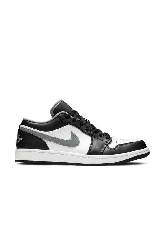 Nike Air Jordan 1 Low "Black/White/Grey Swoosh"
