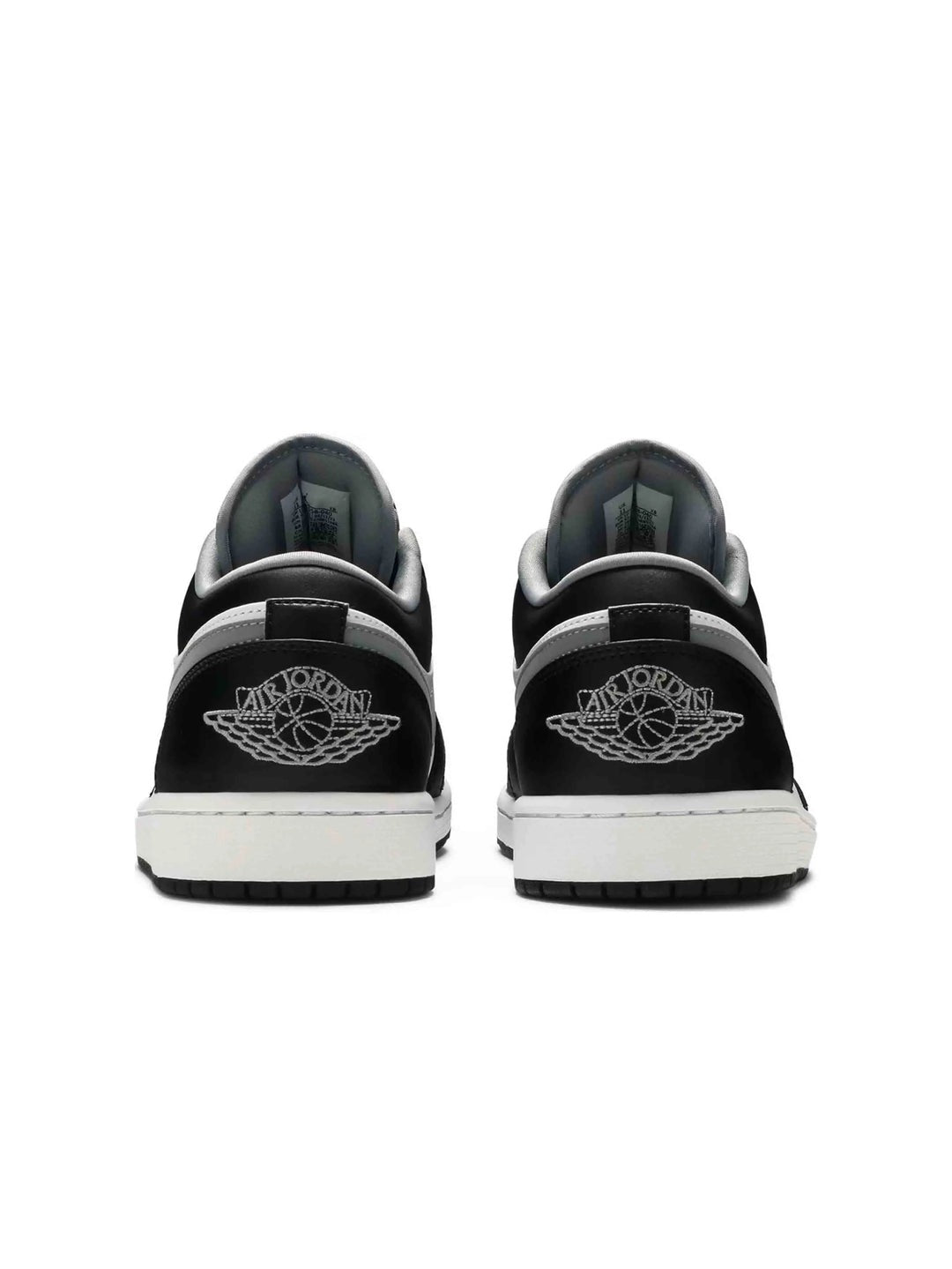 Nike Air Jordan 1 Low "Black/White/Grey Swoosh"
