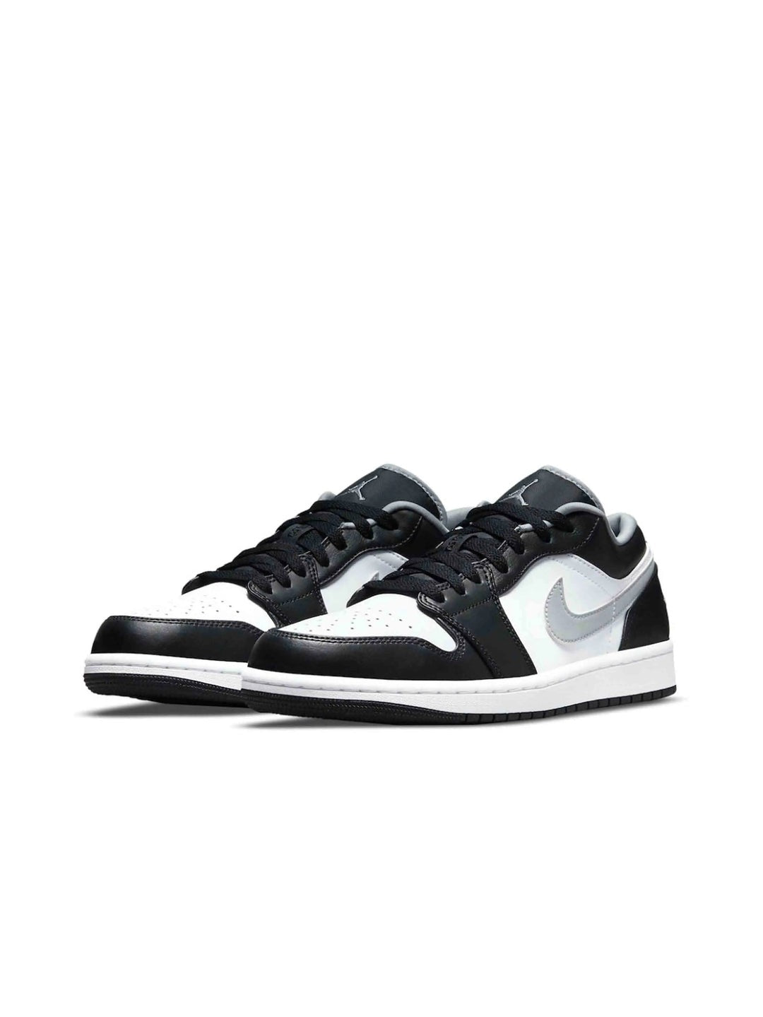 Nike Air Jordan 1 Low "Black/White/Grey Swoosh"