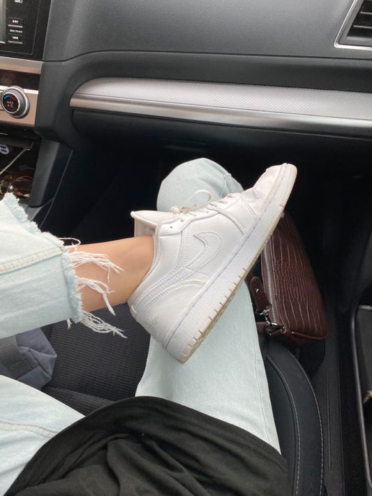 Nike Air Jordan 1 Low "Triple White" – Clean All-White Classic